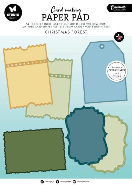 Christmas Forest - Card Making Pad