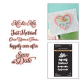 Classic Mouse Wedding Sentiments  - Press & Foil Plate & Die Set