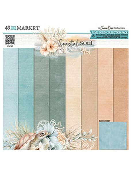 Coastal Soul  - 12x12 Collection Pack - Solids