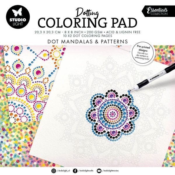 Coloring Pages - Dot Mandalas & Patterns