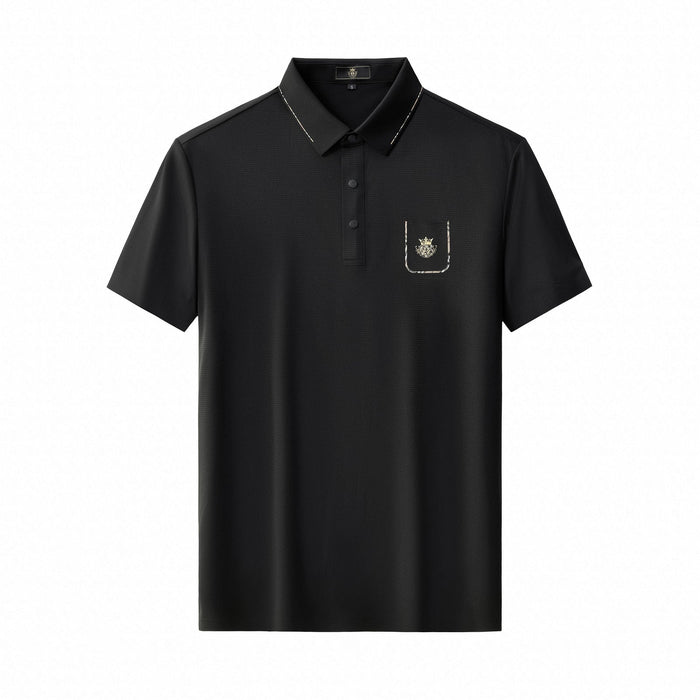 Contrast Trim Detail Polo – El Baron BLACK