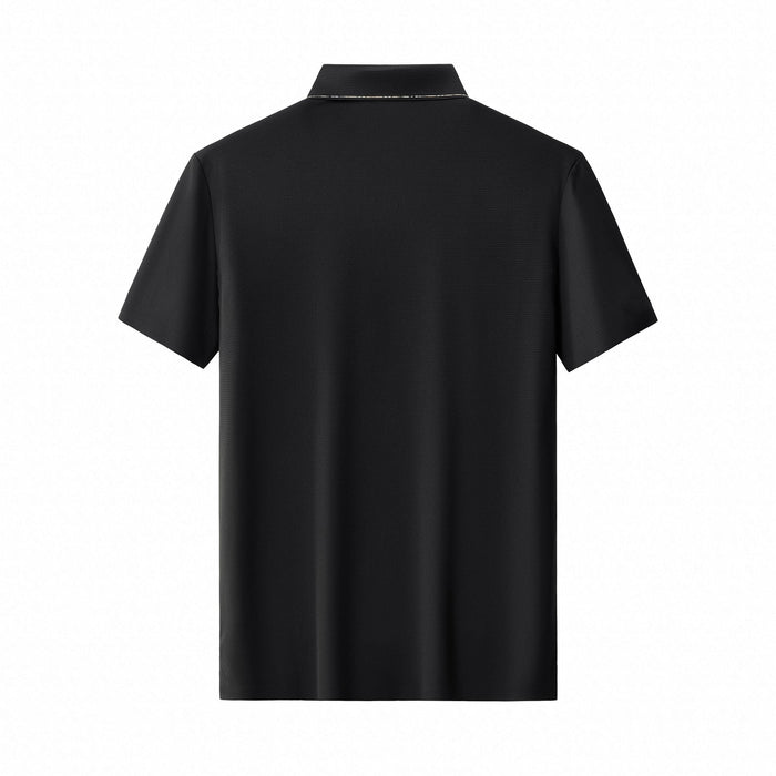 Contrast Trim Detail Polo – El Baron BLACK