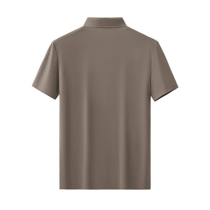 Contrast Trim Detail Polo – El Baron BROWN