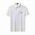 Contrast Trim Detail Polo – El Baron WHITE