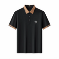 Contrast Trim Performance Polo - El Baron BLACK