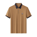 Contrast Trim Performance Polo - El Baron KHAKI