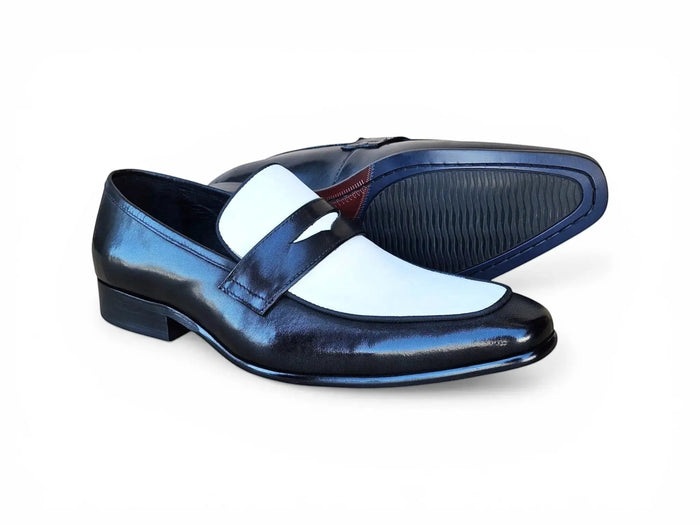 Contrast Two Tone Penny Loafer