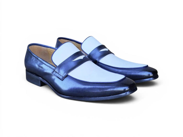 Contrast Two Tone Penny Loafer
