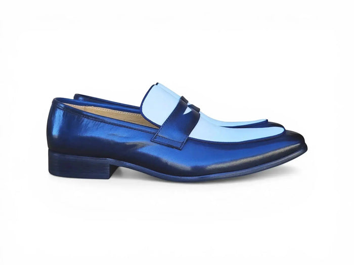 Contrast Two Tone Penny Loafer