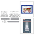 Country Christmas Collection - Country Christmas Banner & Sentiments Press Plate & Die Set