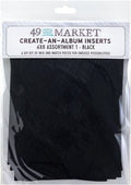 Create-An-Album Inserts - Black #1