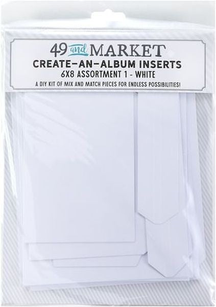 Create-An-Album Inserts - White