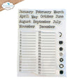 Dates to Remember - Clear Stamps