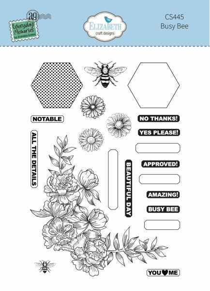 Delightful Discover - Cler Stamps - Busy Bee