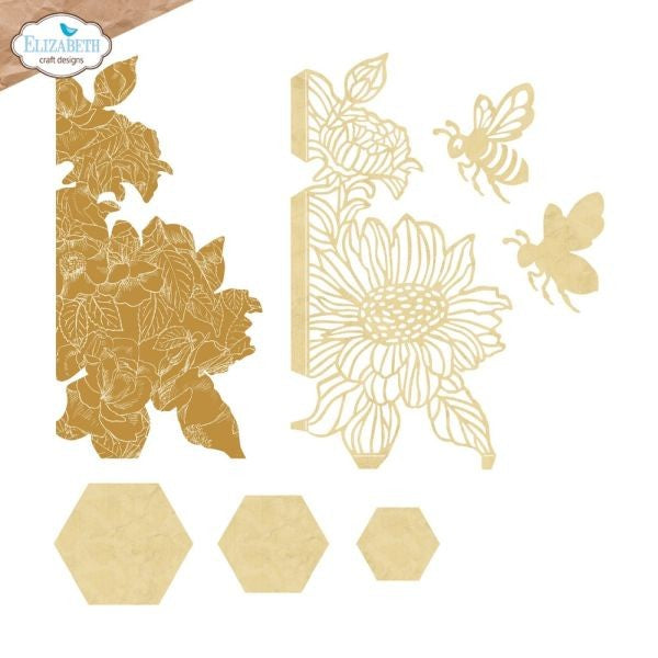 Delightful Discovery - Dies - Bee and Flower Accents
