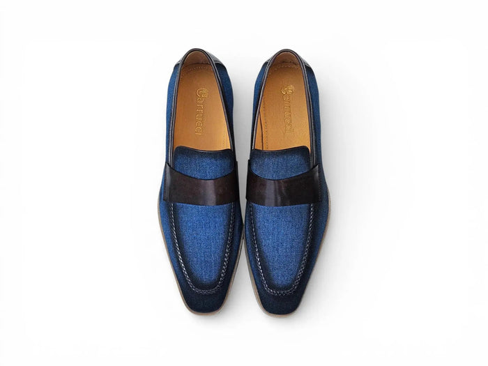 Denim Loafer in Lug Sole
