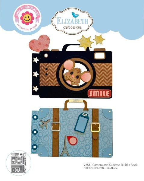 Destination Fun - Dies - Camera and Suitcase Build A Book
