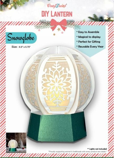 DIY Paper Lanterns - Snowglobe