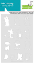 Easter Eggs - Coloring Stencils