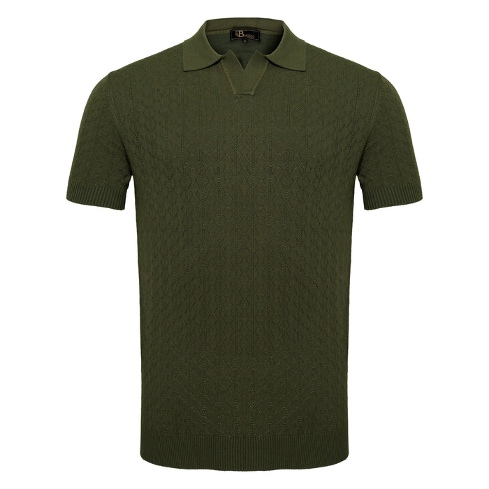 Elevare Knit Polo ARMY GREEN