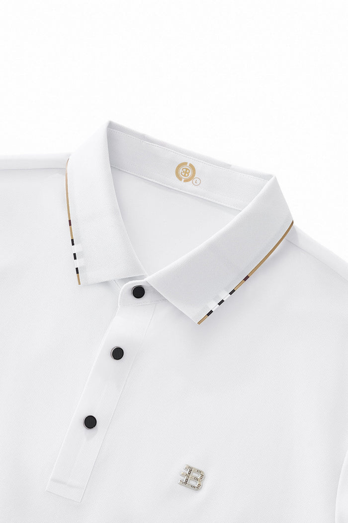 Essential Performance Polo – El Baron WHITE