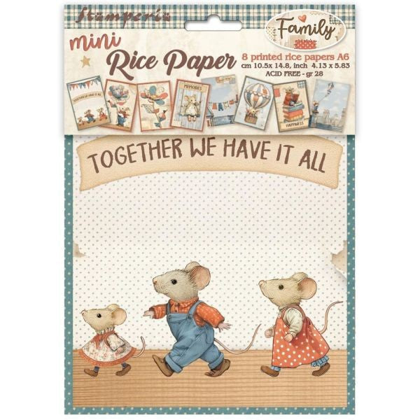 Family - A6 Mini Rice Paper