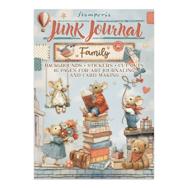 Family - Junk Journal Backgrounds, Stickers & Cut Outs