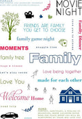 Family Collage Clear Stamps