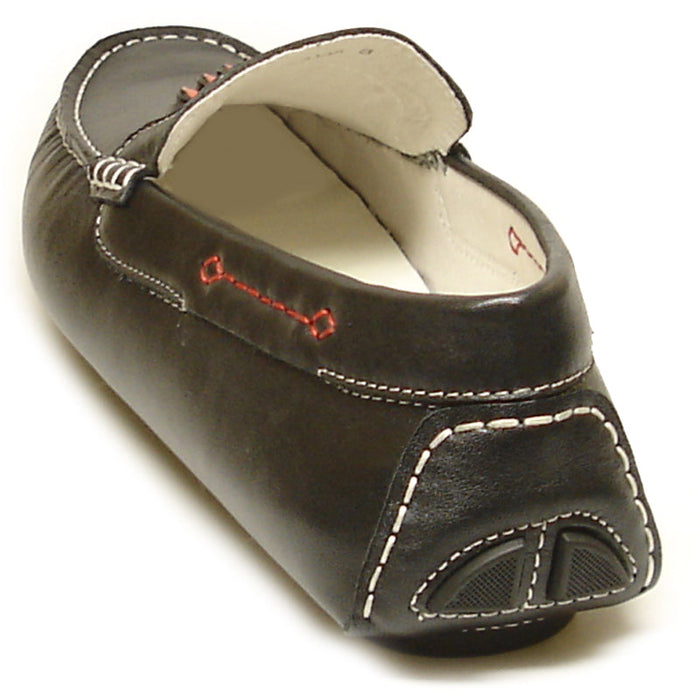 FI-3085 Black Leather Encore by Fiesso Driving Shoe