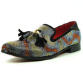 FI-7390 Multi color Rhinestones Slip on with Tassel Fiesso by Aurelio Garcia