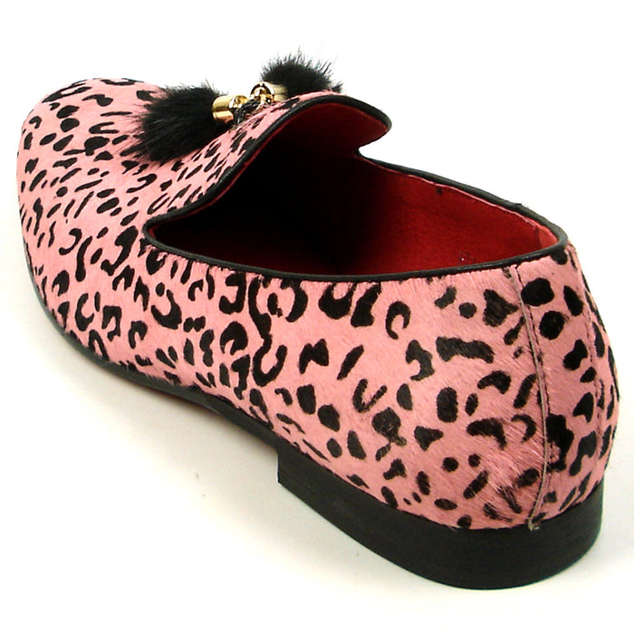 FI-7402 Pink Pony Hair with Tassel Loafer Fiesso by Aurelio Garcia