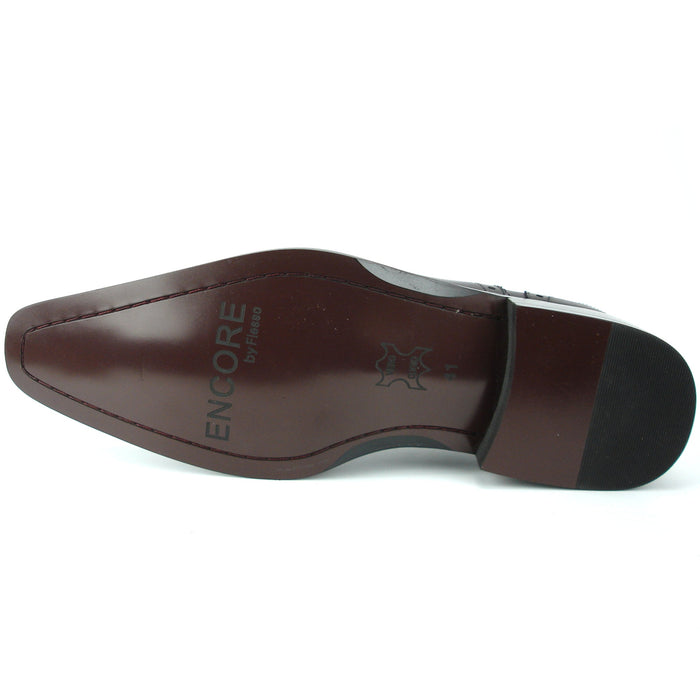 FI-8713 Purple Leather Cap Toe Lace up Encore by Fiesso