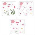Floral Sketch Layering Stencils