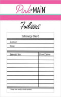 Foilables Panels - Library Card