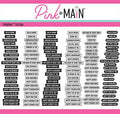 Foilales Cut Ups - Many Sentiment Strips