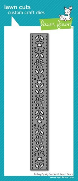 Folksy Sprig Border - Die