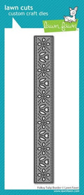 Folksy Tulip Border Die