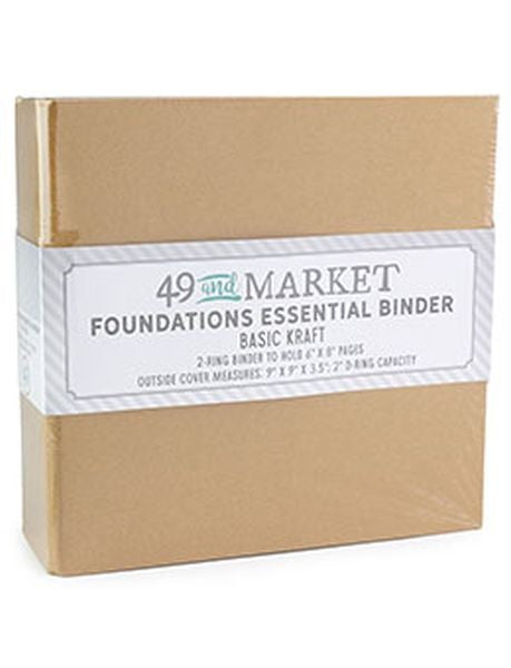 Foundations Essential Binder - Basic Kraft
