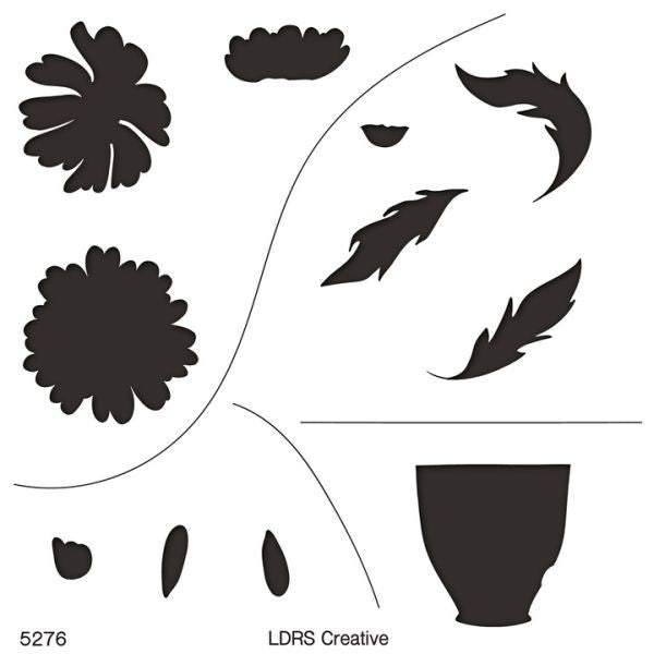Fresh Cut Daisies - Mask Stencil
