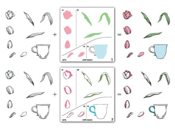 Fresh Cut Tulips - Layering Stencils