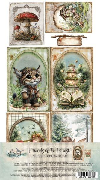 Friends of the Forest - 6x12 Extras Paper - Cards