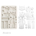 Furry Friends - A5 Silicone Mould - Cats