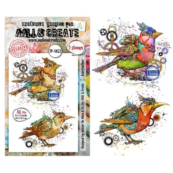 Gearfeather - Clear Stamps