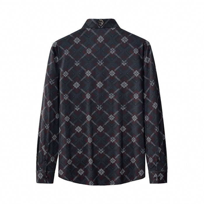 Geometric Seamless Shirt – El Baron BLACK