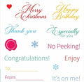 Gift Card Greetings - Clear Stamps