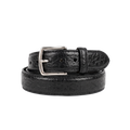 Gingerich Black Bison Leather Belt