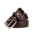 Gingerich Brown Bison Leather Belt