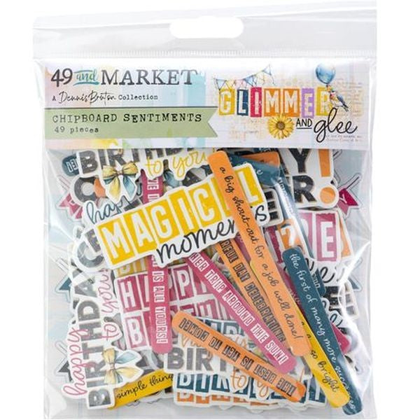 Glimmer and Glee - Chipboard Assortment