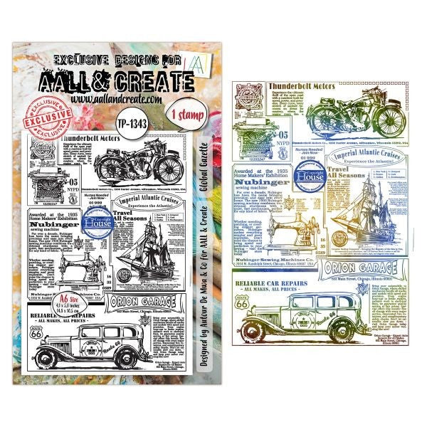 Global Gazette - Clear Stamps
