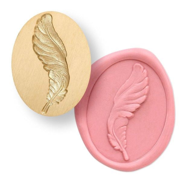 Graceful Feather Wax Seal Stamp
